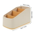 thumbnail image 3 of KAKOWELY Yellow Plastic Storage Box for Cosmetics and Makeup Brushes with Multigrid Design 1Pc,7.09"X3.94"X3.9", 3 of 4