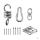 thumbnail image 1 of Paquete de 24 kits para colgar sillas tipo hamaca Gancho giratorio con para hamaca de 500 lb de capacidad, 1 of 9