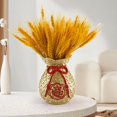 thumbnail image 4 of Resina Bag Florero, decorativa Artesanía coleccionable para año nuevo Escritorio de recepción Decoración de Tesoro de oro Sunnimix Florero de la suerte, 4 of 8