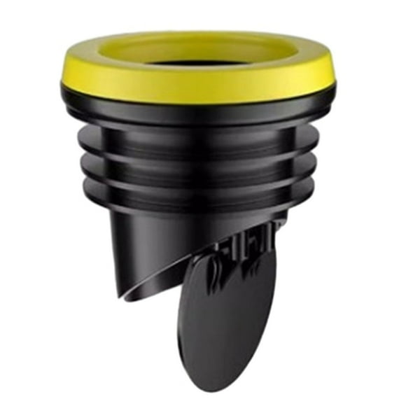 Toilet Flange Flange Check Valve Toilet Accessories Wax Ring With Backflow Check Valve Perfect Seal For Toilet Black