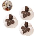 thumbnail image 1 of Mini calabazas, calabazas blancas, mini calabazas blancas, mini calabazas para manualidades, colgante de calabaza pequeña de punto, colgante de calabazas pequeñas de punto para Halloween, decoración d, 1 of 7