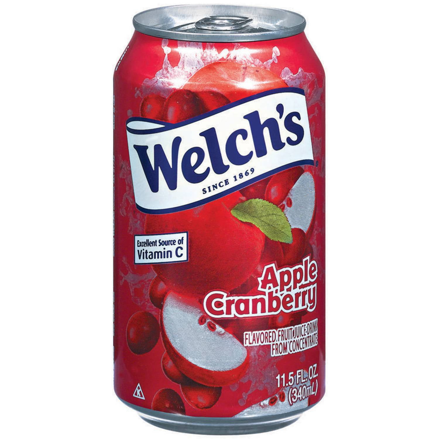 Welch's Apple Cranberry Juice, 11.5 oz Pk of 24