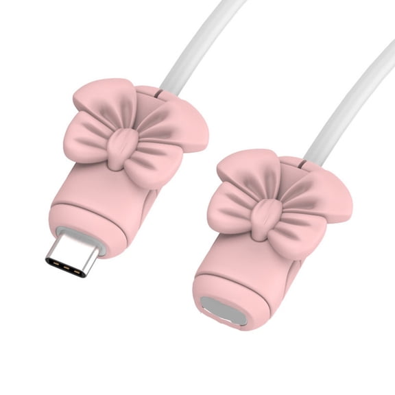 2 Pairs Compatible Cord Protectors Anti Break Charging Cable Protector Silicone Texture for Phone Charging Cable