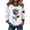 White-a, variant on MuXiKeJi Clothes Women's Casual American 250Th Anniversary Print Sweatshirt Floral Usa Flag Print Top