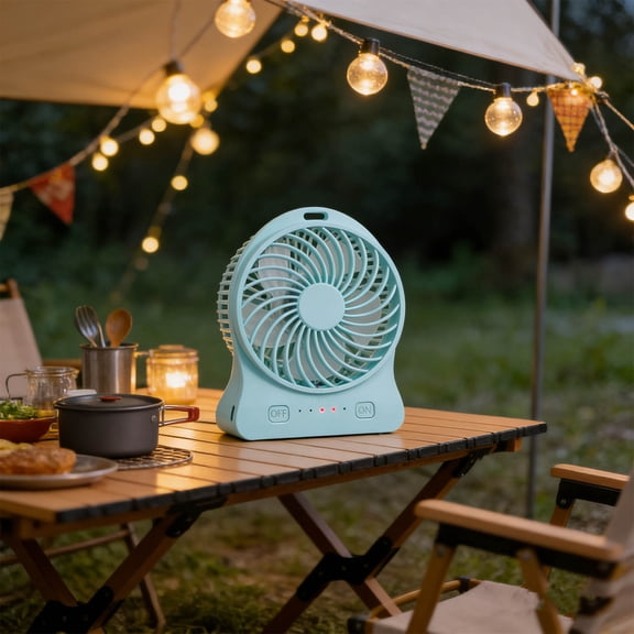 Hometravel High Speed USB Fan, Portable Handheld with Large Airflow, Rechargeable Mini Fan for Dorm, Office, Outdoor Cooling