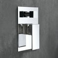 thumbnail image 5 of SUMERAIN Modern Tub and Shower Faucet with Pressure Balance Valve, 8-Inch Square Rain Showerhead System with Tub Spout, Chrome, 5 of 7