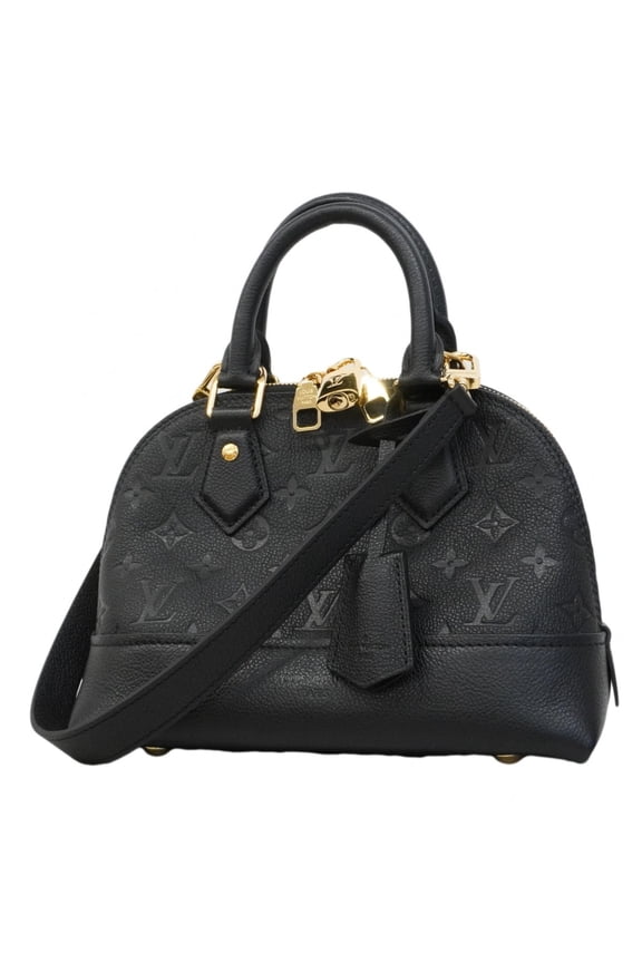 Pre-Owned Louis Vuitton Alma BB Monogram Empreinte Handbag M26409 Noir 2-way bag for women