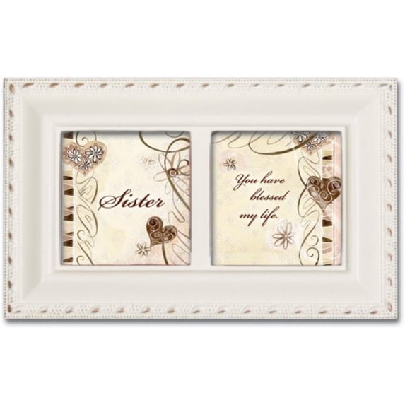 Blessed Sister Ivory Cottage Garden Petite Music Box Plays Light Up My Life