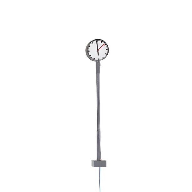 Kearding Lámparas de reloj de plataforma, Material de bricolaje, poste de luz en miniatura, construcción de trenes, poste ligero, luces de calle, Artesanía Tipo4 Kearding HA064507-04