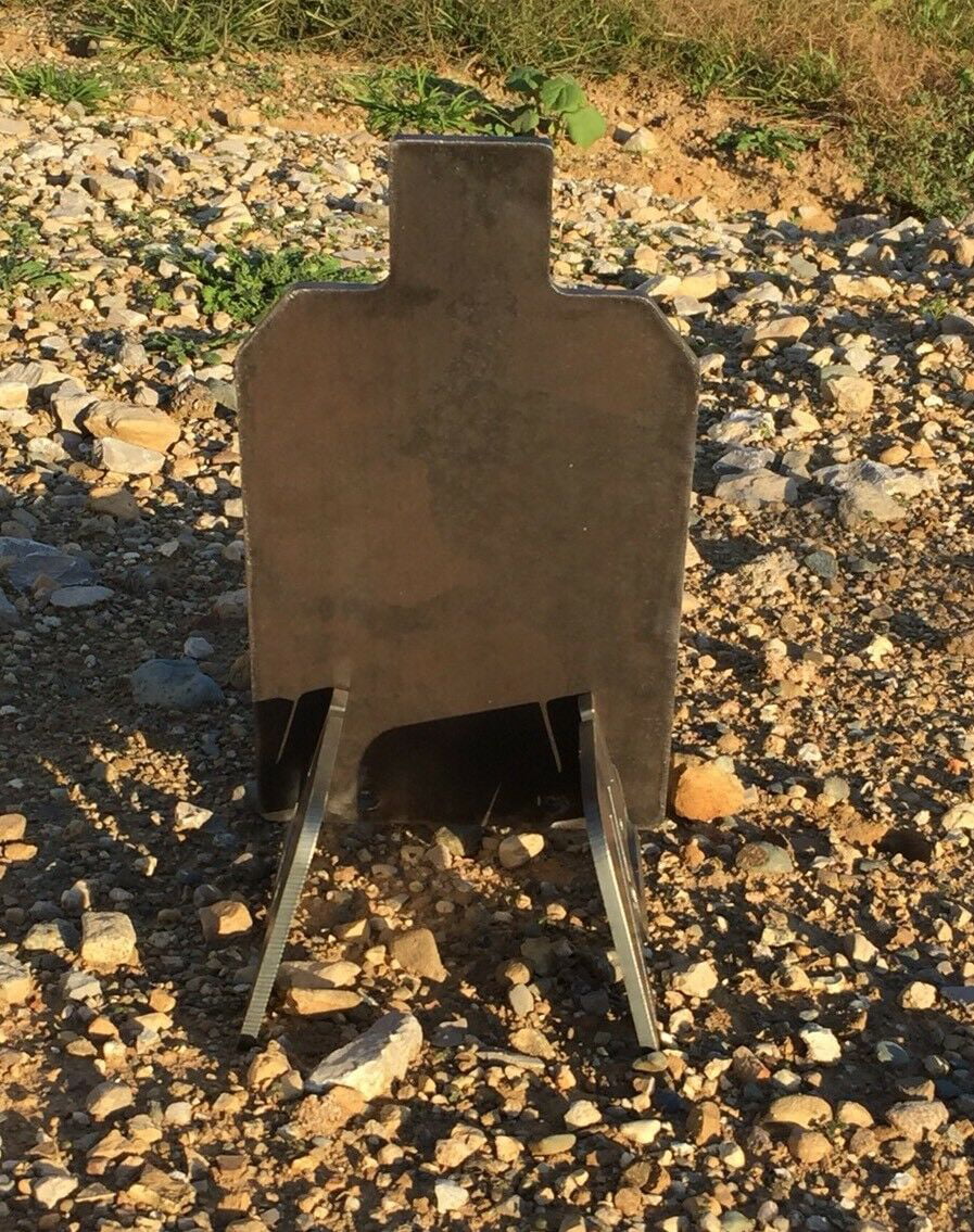 Portable AR500 IDPA IPSC Steel Shooting Target Gong Base Stand 3/8" 12" X 20 
