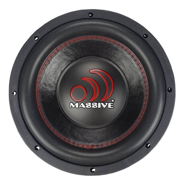 Massive Audio Pro Car Sound GTX154 1400 Watt Dual 4 Ohm 15 Inch Single Subwoofer