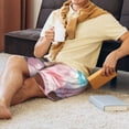 thumbnail image 5 of Kdxio Island Vacation Guinea Pig Print Mens Sleep Shorts Bottoms Soft Comfy Pajama Wear Pants with Drawstring Pockets, 5 of 5
