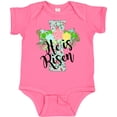 thumbnail image 3 of Inktastic He is Risen Floral Print Cross with Beautiful Flowers Boys or Girls Baby Bodysuit, 3 of 5