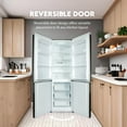 thumbnail image 5 of Conserv 11cf Bottom Freezer Refrigerator 24in w/ WINE RACK Stainless 110V, 5 of 14