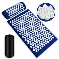 XIRQI Yoga Massage Mat Acupressure Relieve Stress Back Cushion Massage Yoga Mat Pilate Back Pain Relief Needle Pad With Pillow Fitness