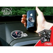 Fanmats 13125 NFL - small 1.5 in. - large 3 in. - NFL - Houston Texans Get a Grip 2 Pack