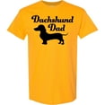 thumbnail image 3 of Inktastic Dachshund Dad Short Hair Dog T-Shirt, 3 of 5