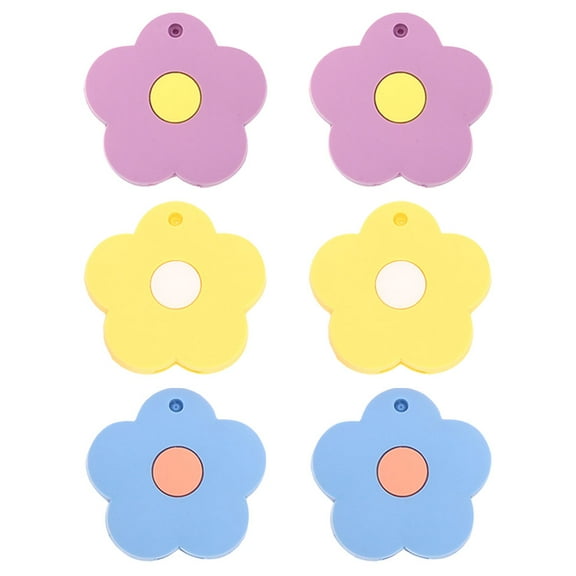 6 Pcs Silicone Key Covers Caps for House Keys Toppers Identifiers Student