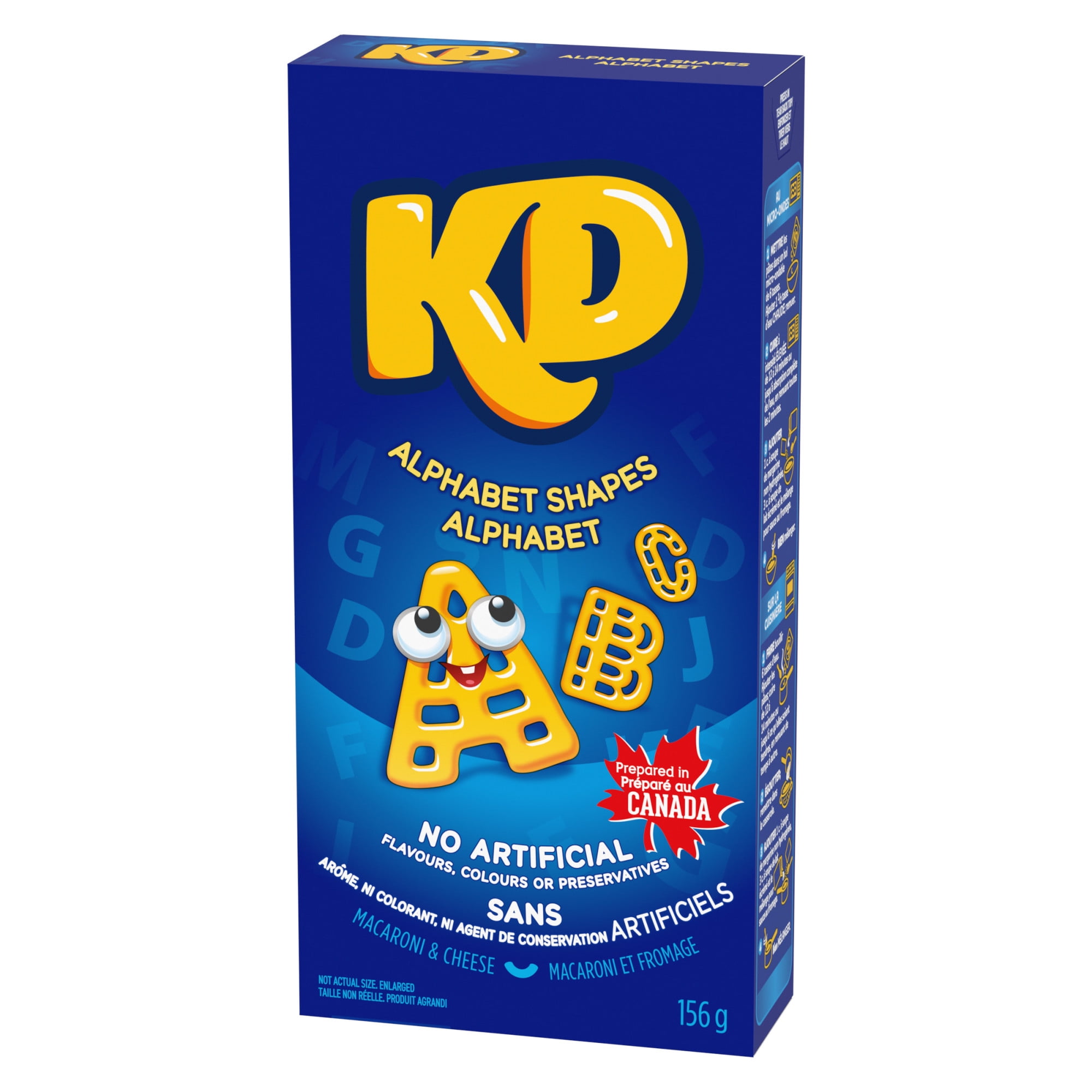Kraft Dinner - Alphabet Shapes - 156g 156 G
