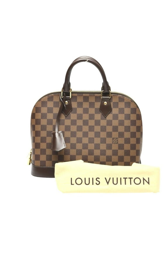 Pre-Owned Louis Vuitton LOUIS VUITTON Handbag Damier Alma PM Canvas N53151 Brown LV