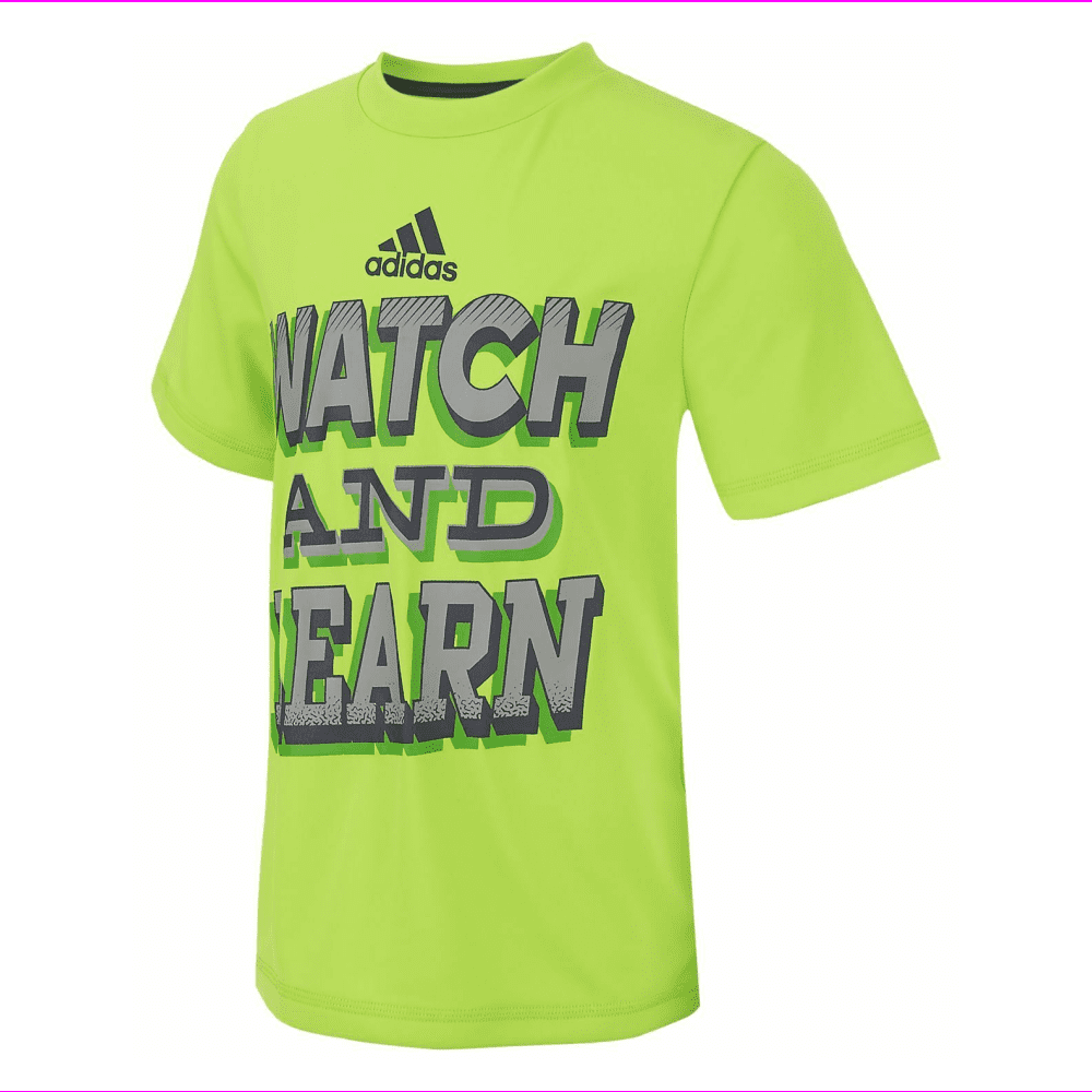 signal green adidas shirt