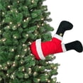 thumbnail image 2 of Monstrate Patas de Papá Noel, decoración de árbol de Navidad, decoración de felpa, elfo de Navidad, muslo falso, familia, Navidad, Año Nuevo Kits de decoración para fiestas, 2 of 6