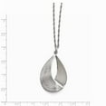 thumbnail image 3 of Leslie's 925 Sterling Silver Polished and Textured Pendant; for Adults and Teens; for Women and Men, 3 of 3