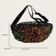 thumbnail image 2 of Bolso de hombro liso para mujer bandolera informal de piel sintética con lentejuelas bolso de viaje para mujer, 2 of 9