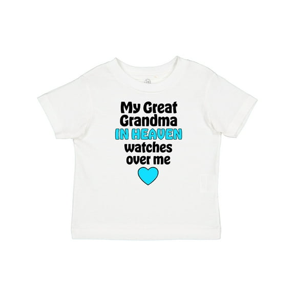 Inktastic My Great Grandma in Heaven Watches over Me Boys or Girls Baby T-Shirt
