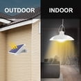 thumbnail image 2 of Solar Hanging Lamp, 16 LED Retro IP65 Waterproof Separable Solar Outdoor Lamp, Remote Control Pendant Lamp with 180 ° Adjustable Solar Panel for Camping, Garden Patio Home (Warm Light), 2 of 7