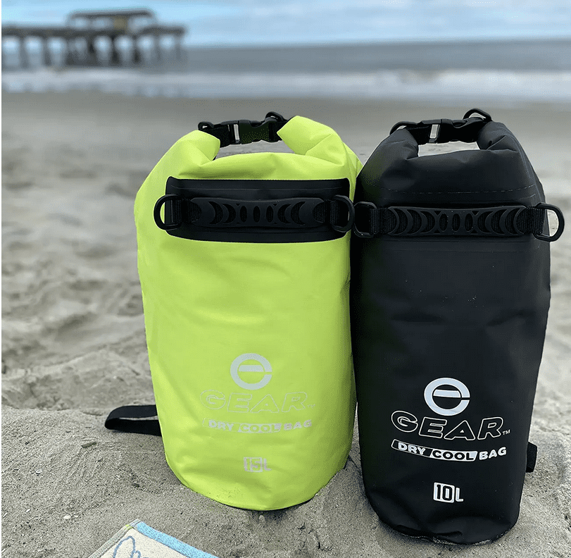 Enthusiast Gear Dry Bag Cooler - Roll Top, Insulated, Leak Proof, Collapsible, Waterproof - 10L