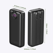 20000mAh Power Bank Compatible With iPhone 16e/17e - 22.5W PD Fast Charge Backup Battery Portable Charger Built-in Cable LED Display