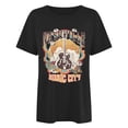 thumbnail image 3 of WILLBEST Shirts T - pour Femmes Chemises pour Femmes Musique Ville Musique Country Concert Groupe Rock Guitare Vintage Graphique T-Shirt Décontracté Hauts, 3 of 3