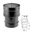 thumbnail image 2 of Duravent 8Dbk-X10 8" To 10" Inner Diameter - Black, 2 of 2