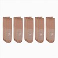 thumbnail image 2 of Cdudpw 5 Pairs Sheer Socks Women Nylon Socks, Thin Ankle Socks for Women, Dress Socks, Panty Hose Socks(Coffee,One Size), 2 of 4