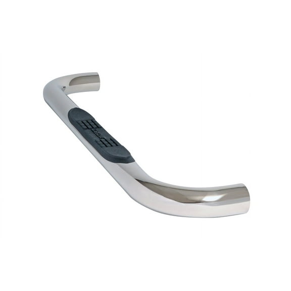 Dee Zee DZ372233 Stainless Steel Side Steps 3 in. Round Cab Length; Polished;