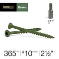 DeckPlus Exterior Screws 10 X 2 5 Steel Green Self Drilling deckplus-exterior-screws-10-x-2-5-steel-green-self-drilling