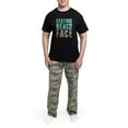 thumbnail image 5 of CafePress - Resting Beach Face Color Men's Dark Pajamas - Men's Dark Loose Fit Cotton Pajama Set, 5 of 7