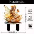 thumbnail image 4 of 3 Packs Bohemian Acrylic Flower Pot Fairy Garden Decor with Forest Deer Stake for Outdoor & Indoor Home Decor, 4 of 8