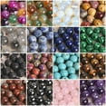 thumbnail image 2 of U8MO Natural Stone Round 4mm 6mm 8mm 10mm Loose Gemstone Beads For DIY Bracelet-Goldstone-8mm (30pcs), 2 of 9