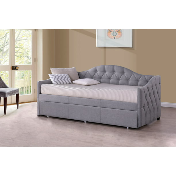 Hillsdale Furniture Jamie Tufted Upholstered Twin Daybed With