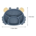 thumbnail image 2 of WHAMVOX 1 Set of Baby Tableware Wheat Straw Dining Plate Cutlery Baby Dining Tray, 2 of 8
