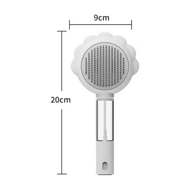 Hair Spray for Fine Hair Spray Brush with Release Button Brushes for Indoor Self Cleaning Hair Brush for Removing Tangled and Loose Hair Round Hair Brush