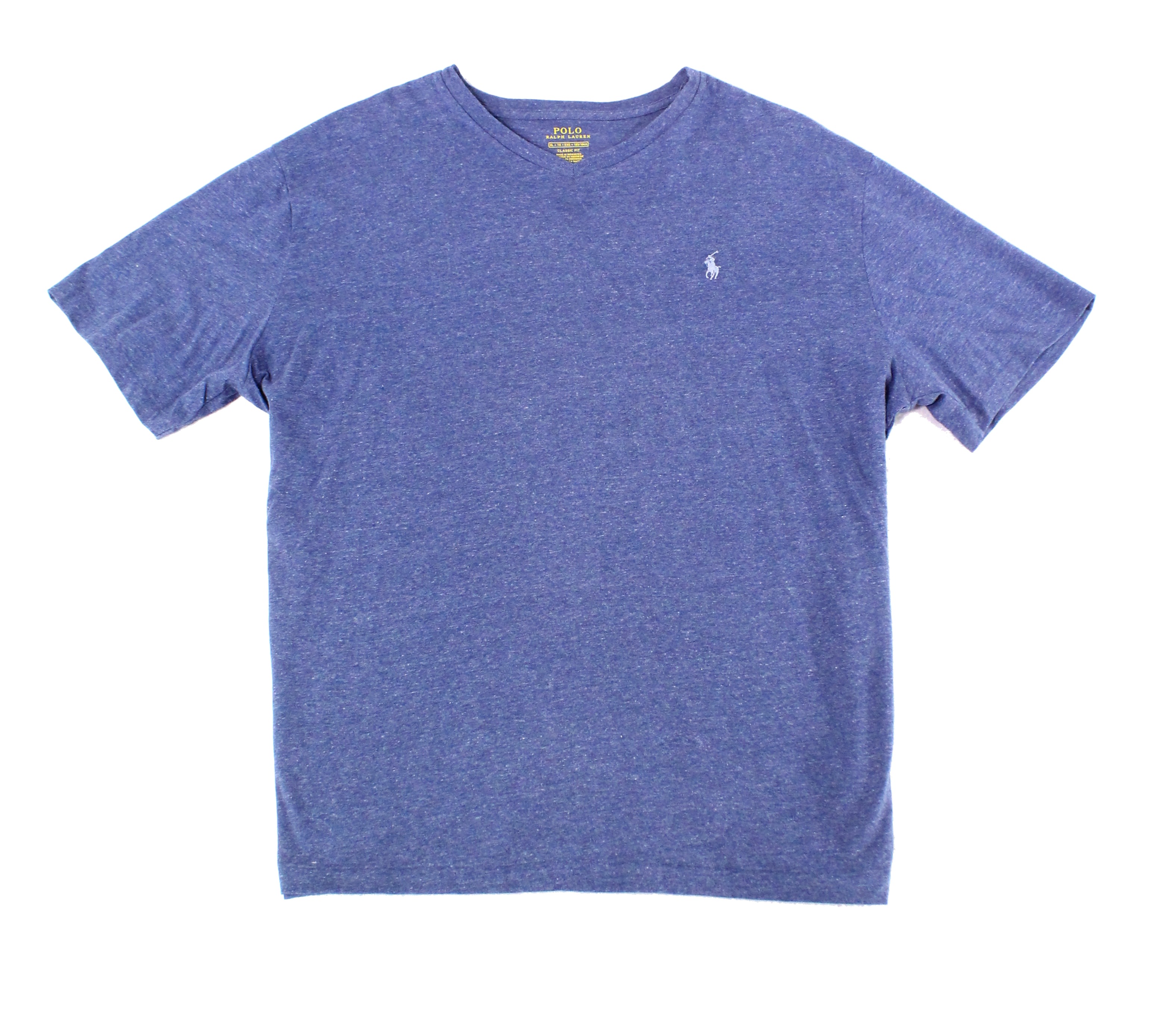 Ralph Lauren Men's Enzyme Cotton Crew Neck T-Shirt Blue Size Large