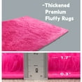 thumbnail image 6 of ZENELESS 6'x9' Pink Shaggy Rug Large Fluffy Area Rug for Living Room Bedroom Non-Slip Indoor Carpet, 6 of 8