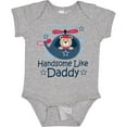 thumbnail image 3 of Inktastic Handsome Like Daddy for Boy Boys Baby Bodysuit, 3 of 5