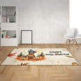 thumbnail image 2 of Happy Halloween Doberman Pinscher Witches Hat Pumpkin Carving Indoor Rug Doberman Dog Lover Gifts Carpet Living Bed Room Sofa Home Decor - 02019, 2 of 5