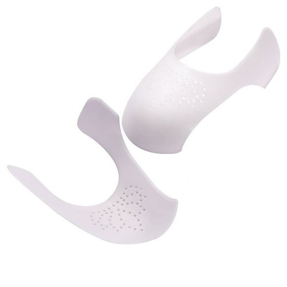 10pcs Shoe Shield Protector Sneaker Shoes Protector Anti-Wrinkle Sneaker Shields Sneaker Crease Protector White