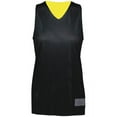 thumbnail image 1 of ASI 163.421.S Maillot Réversible en Tricot pour Femmes 2.0, Noir & Or - Petit, 1 of 1