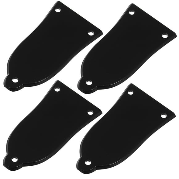 Miangastore 4pcs Electric Guitar Truss Rod Cover Plate Replacement Guitar Repair Parts Bell-Shaped Truss Rod Covers Repair Truss Rod Covers For Bass